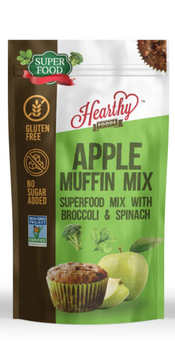 HEARTHY: Gluten Free Superfood Apple Muffin Mix, 10.4 oz