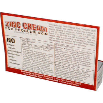 MARGARITE COSMETICS: Zinc Cream for Problem Skin, 1 oz