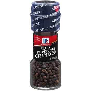 MC CORMICK: Black Peppercorn Grinder, 1 oz