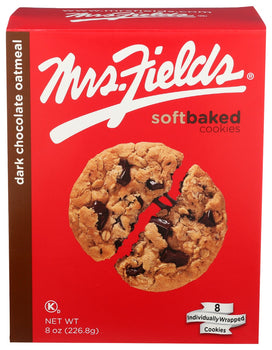 MRS FIELDS: Cookie Dark Chocolate Oatmeal, 8 oz