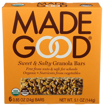 MADEGOOD: Sweet And Salty Granola Bar, 5.1 oz