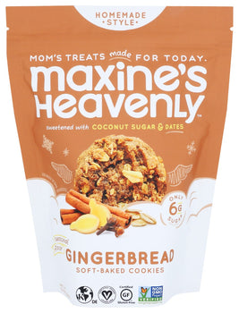 MAXINES HEAVENLY: Gingerbread Cookies, 7.2 oz