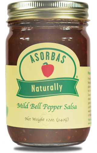 ASORBAS: Mild Bell Pepper Salsa, 12 oz