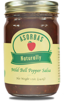 ASORBAS: Mild Bell Pepper Salsa, 12 oz