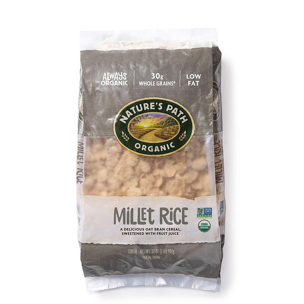 NATURES PATH: Millet Rice Flakes Cereal, 32 oz