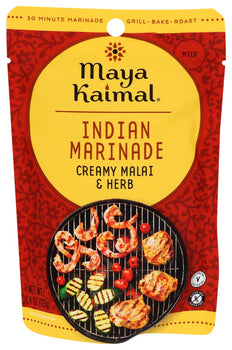 MAYA KAIMAL: Marinade Creamy Malai Herb, 4 oz