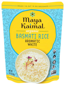 MAYA KAIMAL: Rice Basmati Aromatic White, 8.5 oz