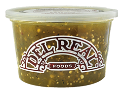 DEL REAL FOODS: Salsa de Molcajete Verde Cup, 15 oz