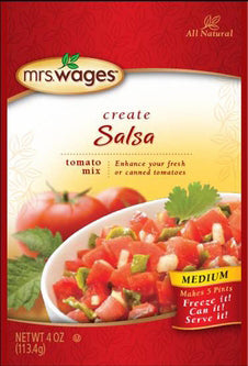 MRS WAGES: Salsa Tomato Mix, 4 oz