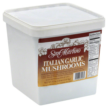 DELALLO: San Martino Italian Style Garlic Mushrooms, 8 lb