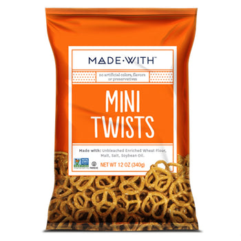 MADE WITH: Pretzel Mini Twist, 12 oz