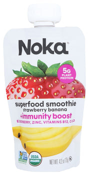 NOKA: Smoothie Strawberry Banana, 4.22 oz