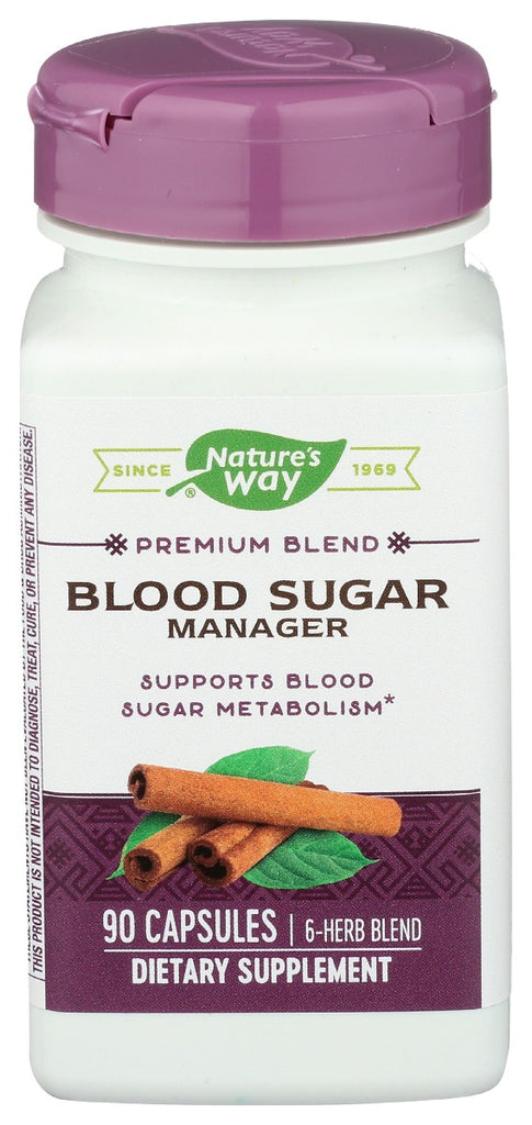 NATURES WAY: Blood Sugar Manager, 90 cp