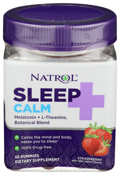 NATROL: Sleep Calm Gummy, 60 pc