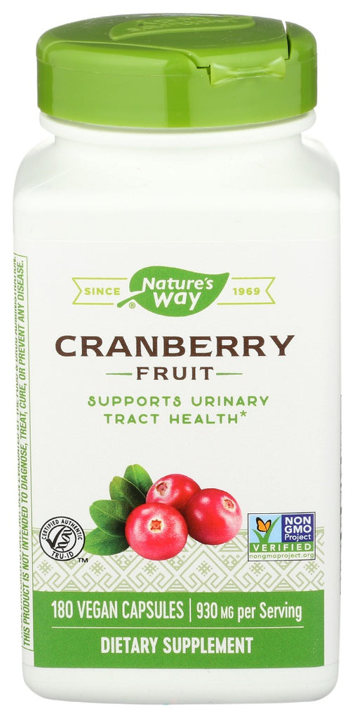 NATURES WAY: Cranberry Fruit, 180 cp