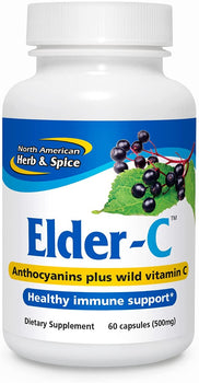 NORTH AMERICAN HERB: Elder C, 60 cp