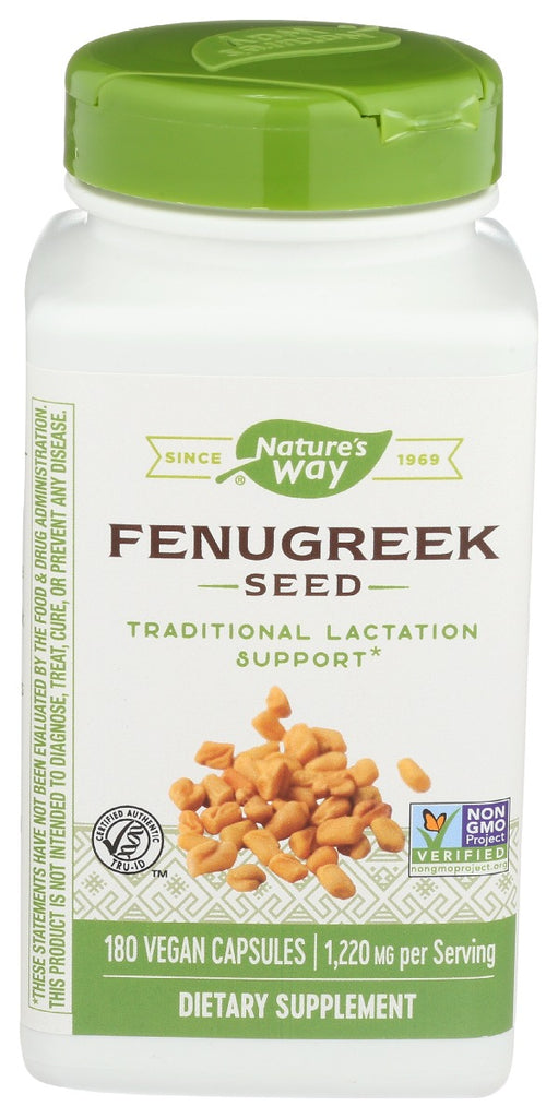 NATURES WAY: Fenugreek Seed, 180 cp