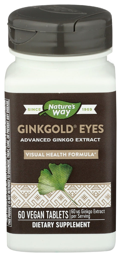 NATURES WAY: Ginkgold Eyes, 60 tb