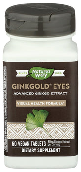 NATURES WAY: Ginkgold Eyes, 60 tb