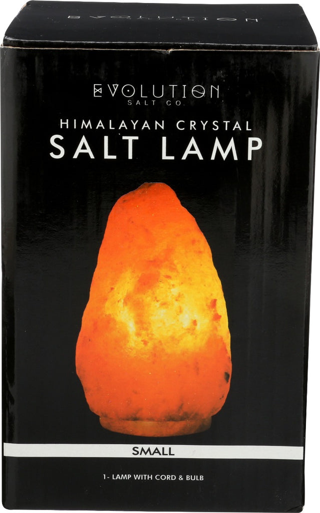 EVOLUTION SALT: Natural Crystal Himalayan Salt Lamp, 1 ea