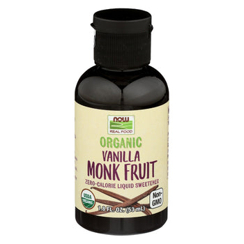 NOW: Organic Vanilla Monk Fruit, 1.8 oz