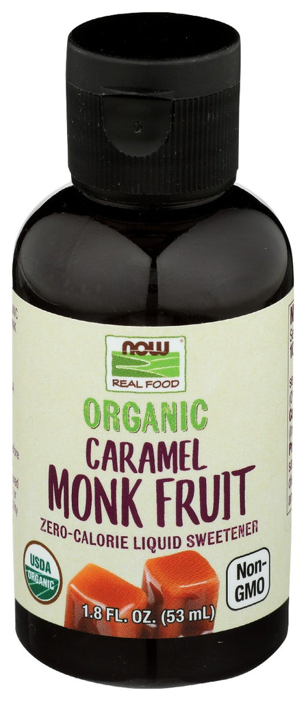 NOW: Organic Caramel Monk Fruit, 1.8 oz