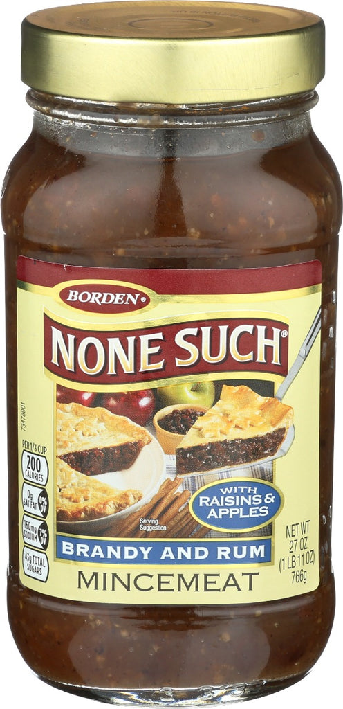 NONE SUCH: Brandy Rum Mincemeat, 27 oz