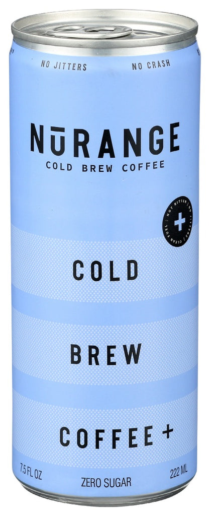 NURANGE COFFEE: Cold Brew Coffee Plus, 7.5 fo