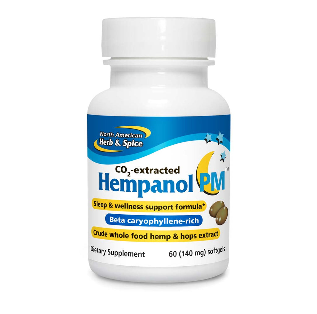 NORTH AMERICAN HERB: Hempanol PM, 60 ea