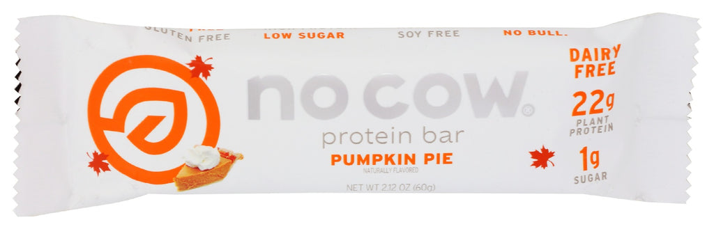 NO COW BAR: Pumpkin Pie Protein Bar, 2.12 oz