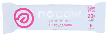 NO COW BAR: Birthday Cake Protein Bar, 2.12 oz