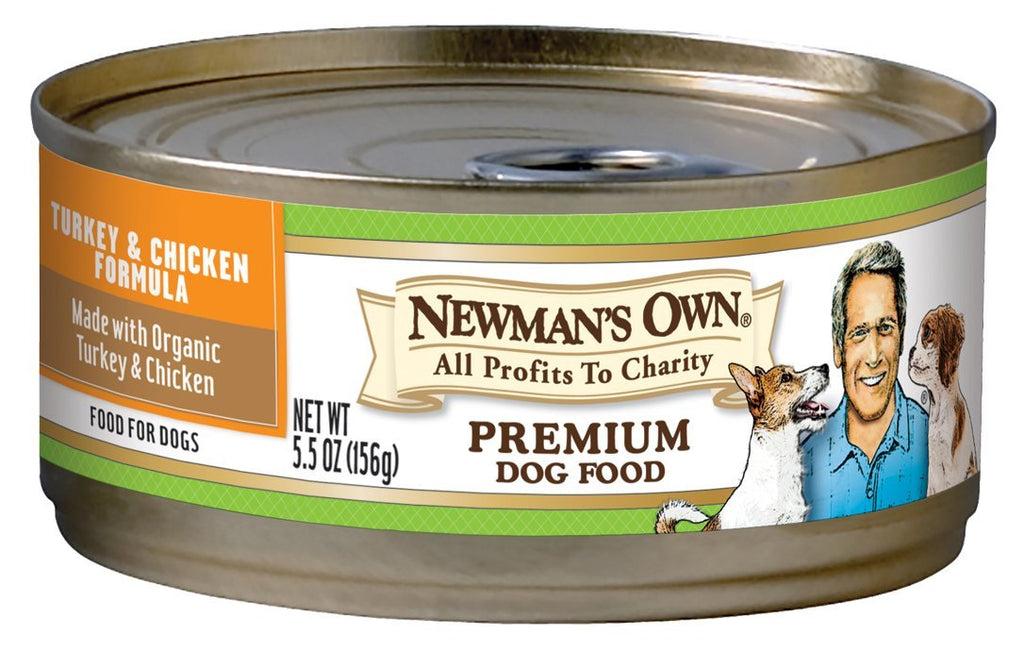 NEWMAN'S OWN: Premium Dog Food Turkey and Chicken Formula, 5.5 oz