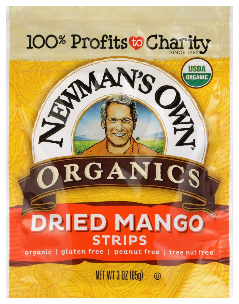 NEWMANS OWN ORGANIC: Dried Mango Strips Organic, 3 oz