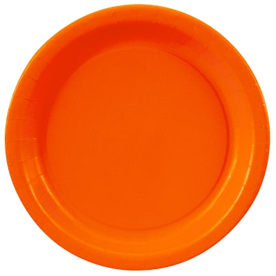 CREATIVE CONVERTING: Sunkissed Orange Dessert Plate, 24 ea