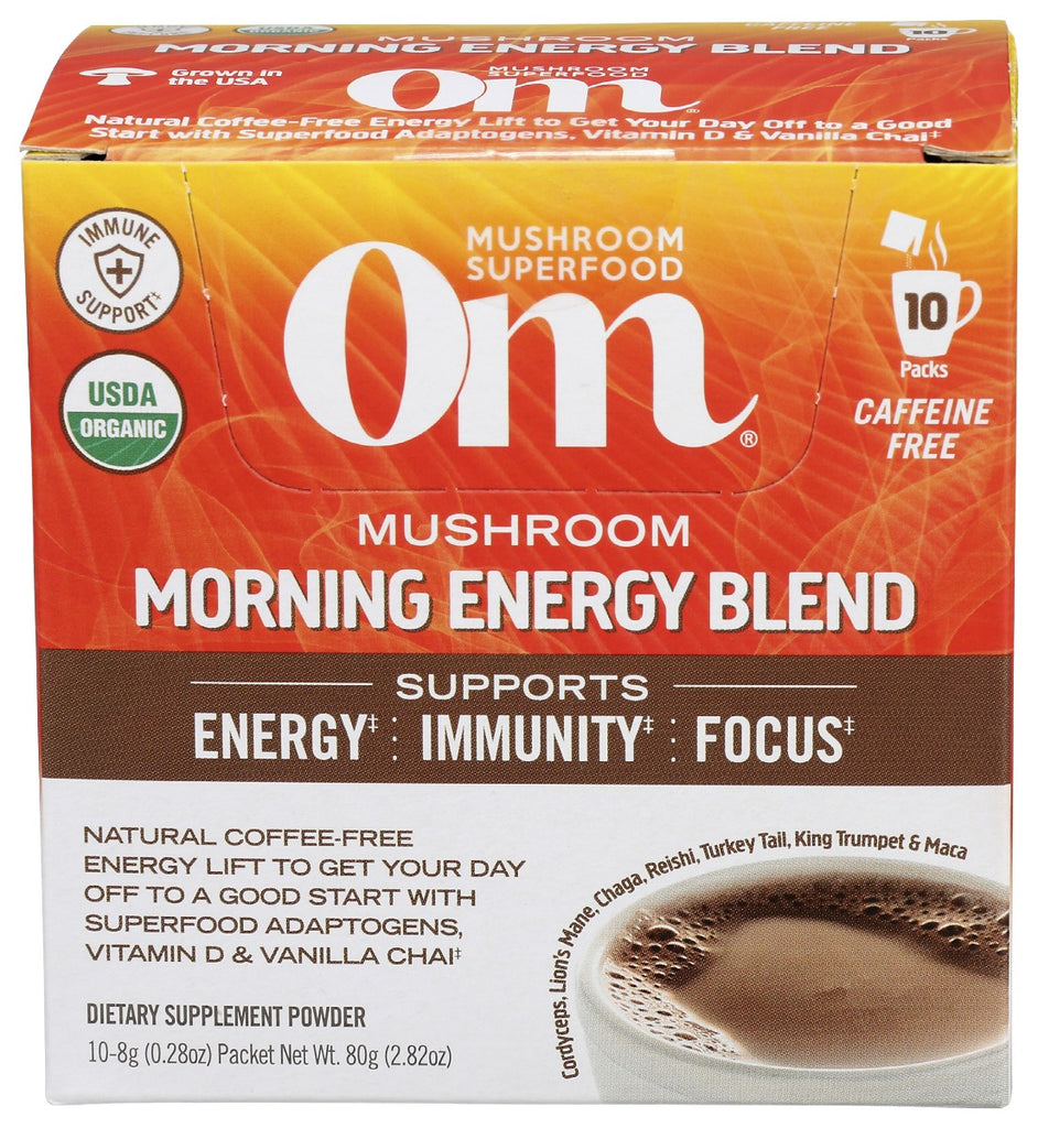 OM MUSHROOMS: Morning Energy Blend, 10 pk