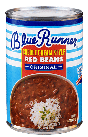 BLUE RUNNER: Creole Cream Style Red Beans, 16 oz