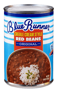 BLUE RUNNER: Creole Cream Style Red Beans, 16 oz