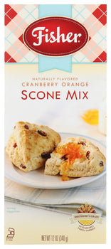 FISHER: Cranberry Orange Scone Mix, 12 oz