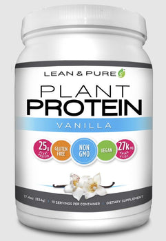 OLYMPIAN LABS: Lean and Pure Plant Protein Vanilla, 534 gm