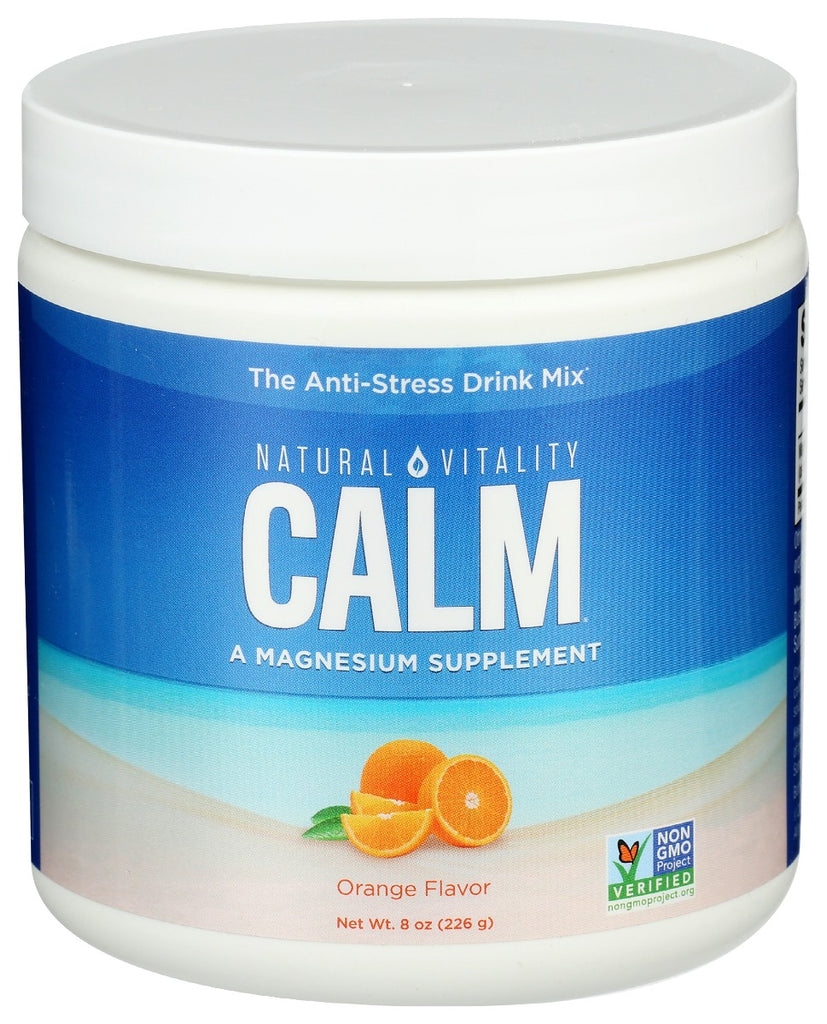 NATURAL VITALITY: Calm Orange Flavor, 8 oz