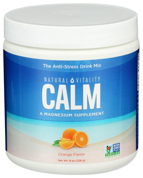 NATURAL VITALITY: Calm Orange Flavor, 8 oz