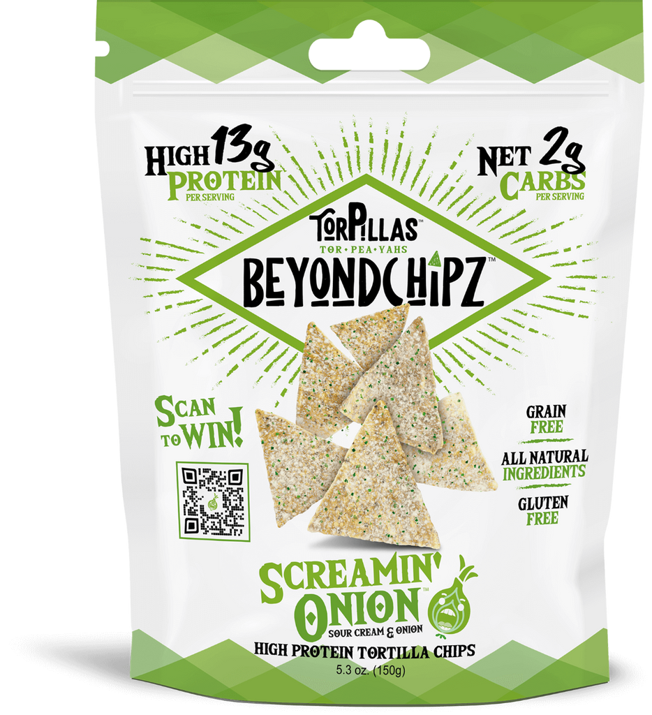 BEYONDCHIPZ: Screamin Onion Chips, 5.3 oz