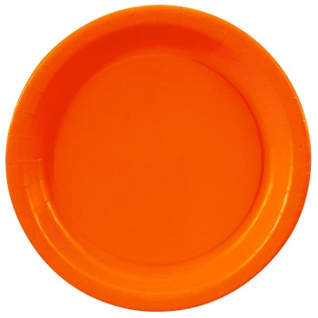 CREATIVE CONVERTING: Sunkissed Orange Dessert Plate, 24 ea