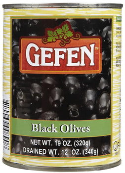 GEFEN: Black Olives, 19 oz