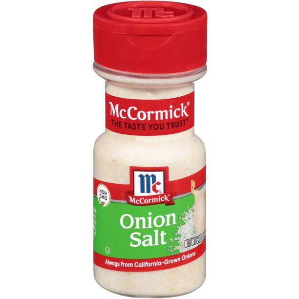 MC CORMICK: Onion Salt, 5.12 oz