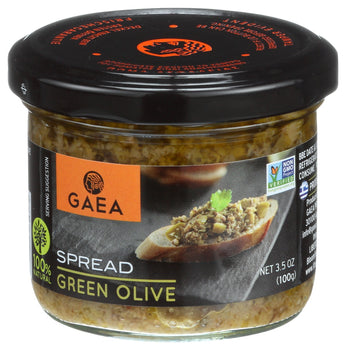 GAEA NORTH AMERICA: Green Olive Spread, 3.5 oz