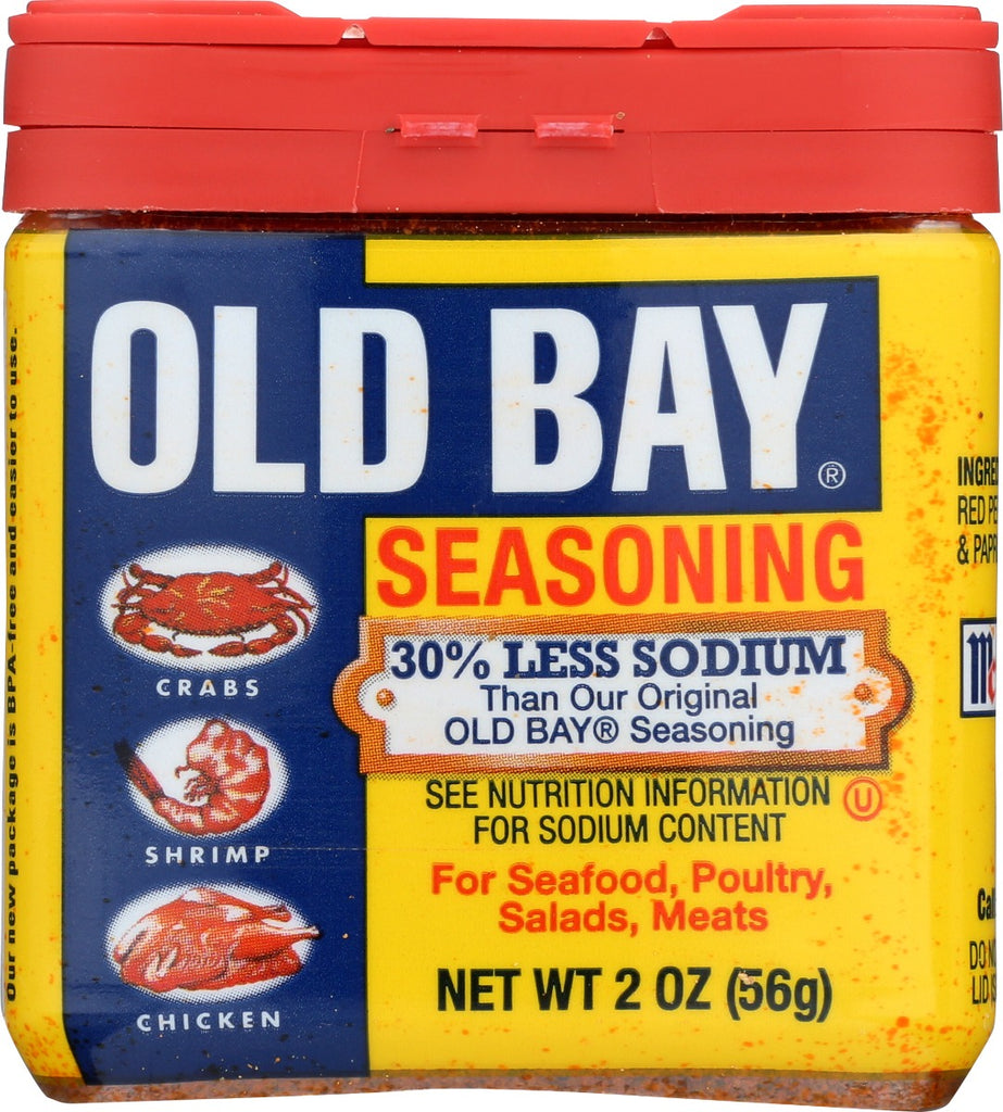 OLD BAY: 30 Percent Less Sodium Seasoning, 2 oz