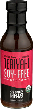 OCEANS HALO: Teriyaki Soy Free Sauce, 12 oz