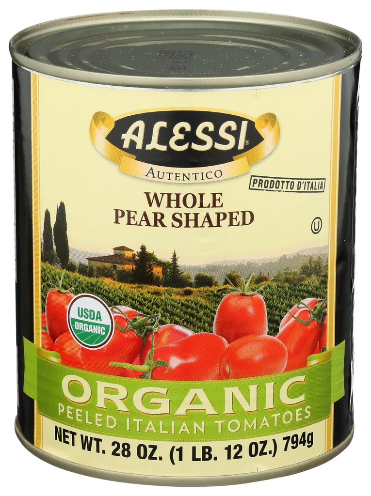 ALESSI: Organic Peeled Tomatoes, 28 oz