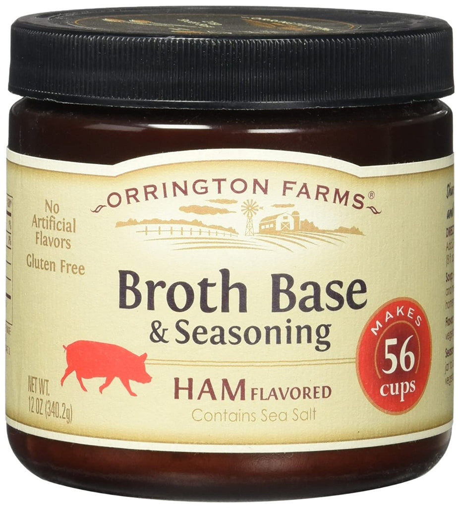 ORRINGTON FARMS: Ham Flavored Broth Base And Seasoning, 12 oz